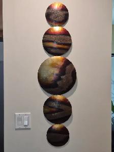 Metal wall decor