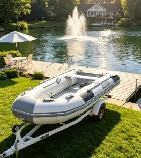 10 ft inflatable boat suitable fishing and family - Photo 4