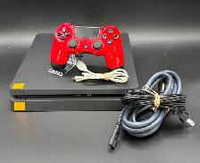 500gb Playstation 4 Console Complete with Red PS4 Controller
