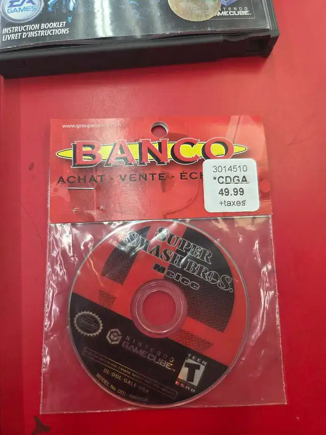 Jeux de gamecube
