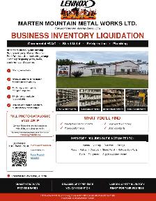 HVAC Inventory Business Liquidation  - MMMW - Slave Lake, AB