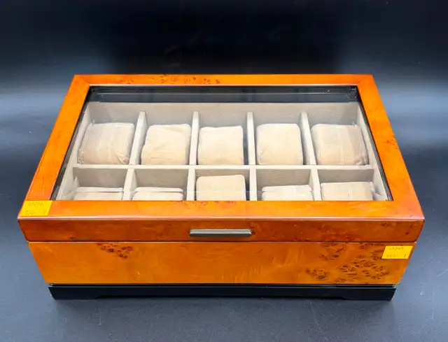Wooden Bombay 10-Watch Storage & Display Case
