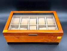 Wooden Bombay 10-Watch Storage & Display Case