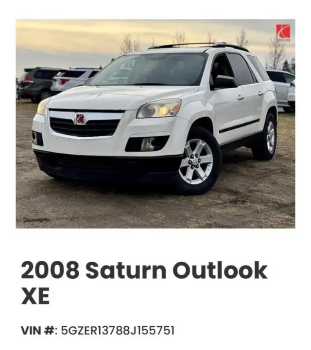 SUV Saturn Outlook