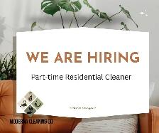 Hiring part time cleaner