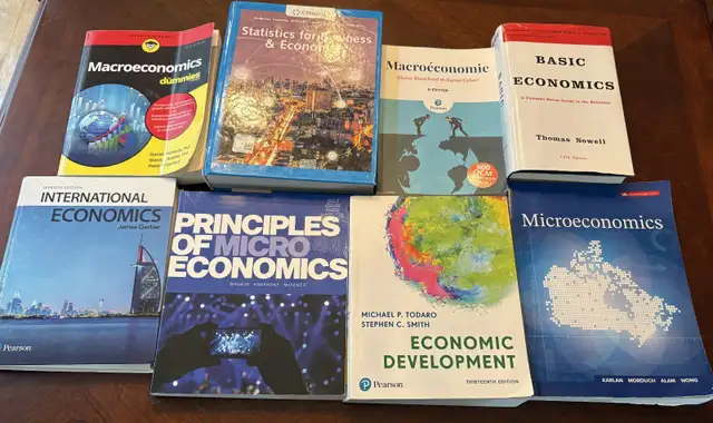 University-Level Economics Textbooks for Sale