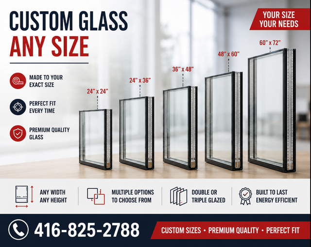Window Glass – Any Size & Configuration