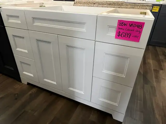 48'Vanities & 49' Countertops Demo on Clearance - CozyHome