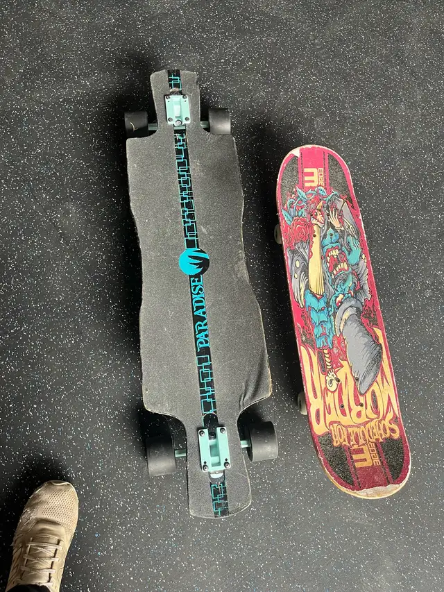 skateboards