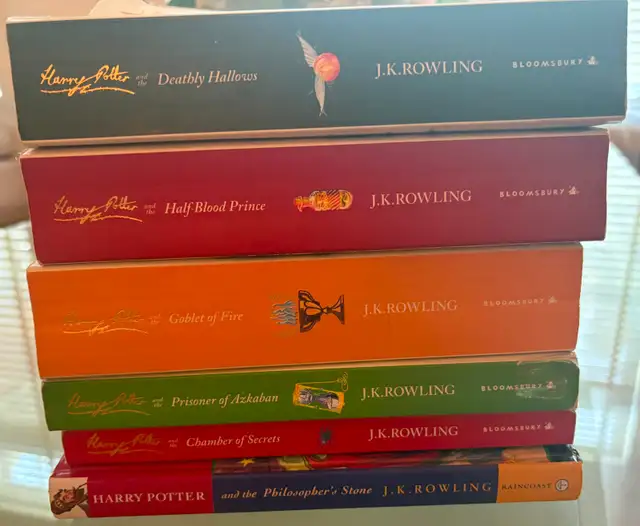 Harry Potter Books For Sale (2010 Edition) Set