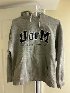 Vintage U of M , University of Manitoba Hoodie size small,