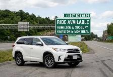 ride available GTA to sudbury/ montreal