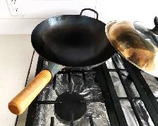 New 16" inch wok with stainless steel lid - Photo 3