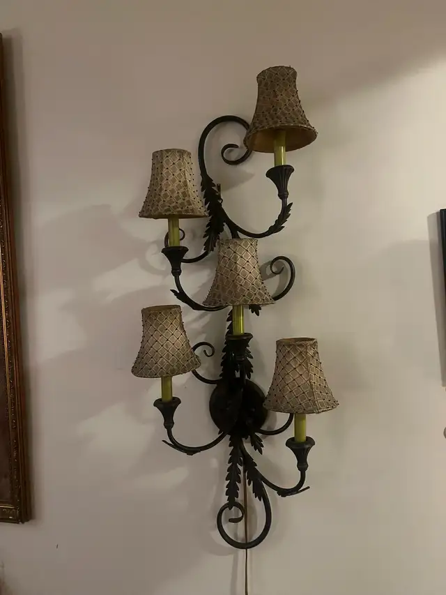 Bombay wall sconces