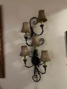 Bombay wall sconces
