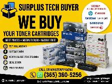 We Buy Your Excess Toner Cartridges – Best Prices Paid Instantly