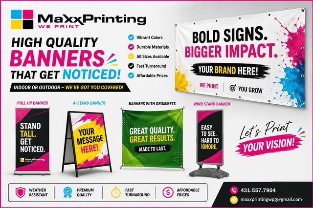 High Quality Banners