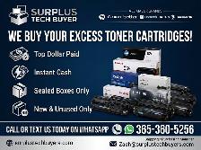 We Buy Sealed Brand-Name Toner Cartridges Near You