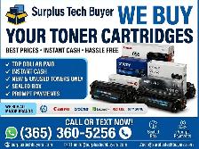 Turn Excess Toner Inventory into Immediate Cash Payouts