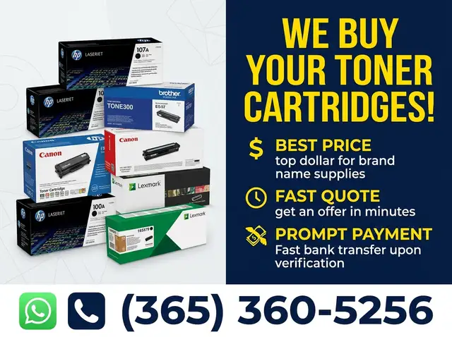 Turn Excess Toner Inventory into Immediate Cash Payouts