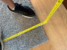 Free delivery used Grey Area Rug - Photo 10