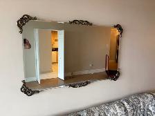 Free delivery used Decorative Wall Mirror with Ornate Gold Trim - Photo 4