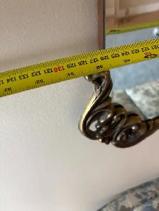 Free delivery used Decorative Wall Mirror with Ornate Gold Trim - Photo 8