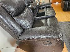 lazy boy black leather couches for sale - Photo 3