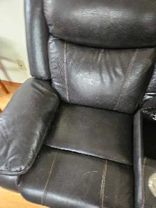 lazy boy black leather couches for sale - Photo 4