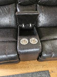 lazy boy black leather couches for sale - Photo 5