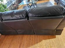 lazy boy black leather couches for sale - Photo 7