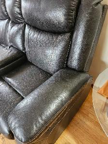 lazy boy black leather couches for sale - Photo 8