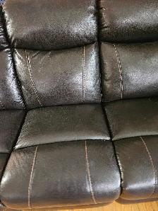 lazy boy black leather couches for sale - Photo 10