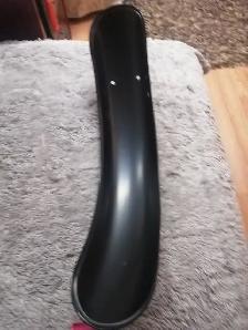 Metal iron short front fender black - Photo 2