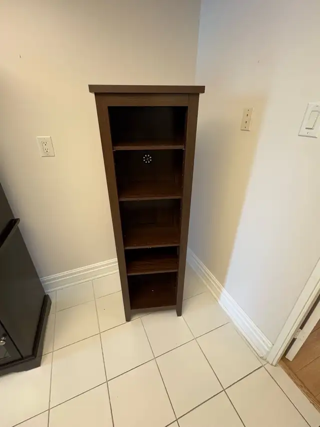 Free delivery used Dark Wood Bookshelf