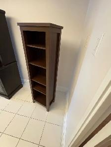Free delivery used Dark Wood Bookshelf - Photo 6
