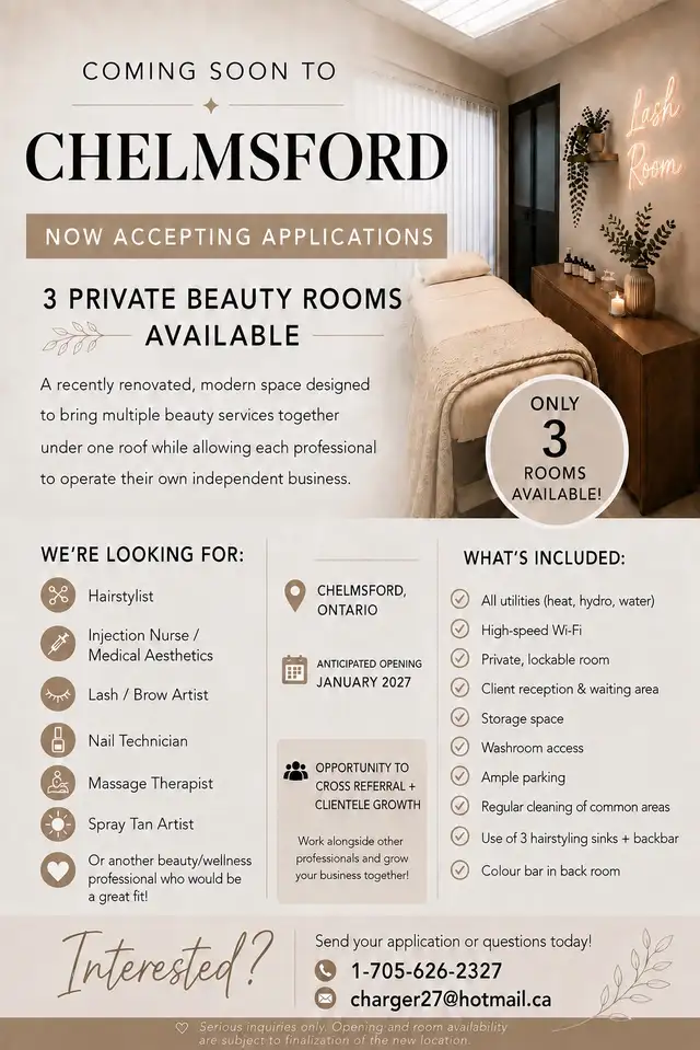 ROOMS FOR RENT IN BEAUTY SPACE