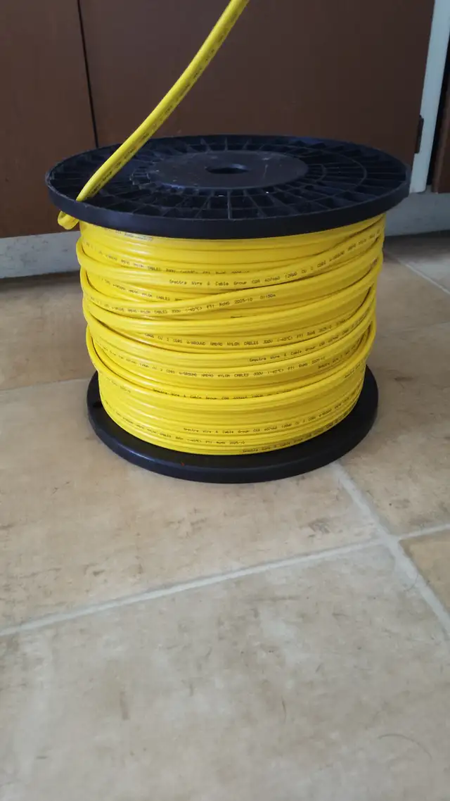 Pending pickup   12/2 electrical wire