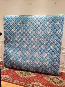king mattress & box spring with frame