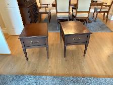 Free delivery used Vintage Wooden End Tables - Set of 2 - Photo 2