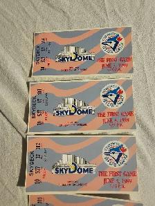 Toronto Blue Jays SkyDome Opening Game Tickets - Photo 2