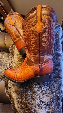 WOMENS SIZE 10~ Olathe OSTRICHCowboy Boots - Photo 2