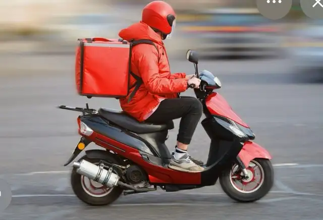 Tiffin delivery driver