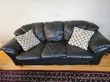 Leather Sofa Set