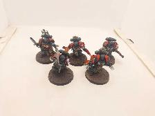 Warhammer 40k Five Sword Brethren Battle Ready Black Templar