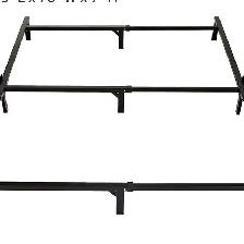 Metal doble bed frame with a Headboard - $50