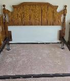 Metal doble bed frame with a Headboard - $50 - Photo 2