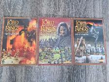 Warhammer Games Workshop LOTR 3 OOP books 10$ ea