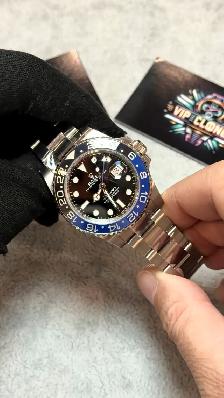 TOP QUALITY 1:1  rolex Watch  rolex gmts master Batman - Photo 6