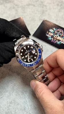 TOP QUALITY 1:1  rolex Watch  rolex gmts master Batman - Photo 7